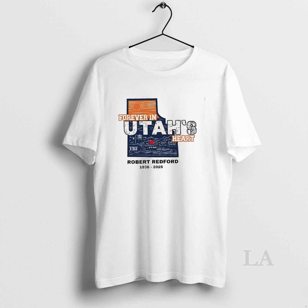Original Robert Redford The Legend Forever In Utahs - Adult & Kids T-Shirts, Sweatshirts & Hoodies apparel design preview 1