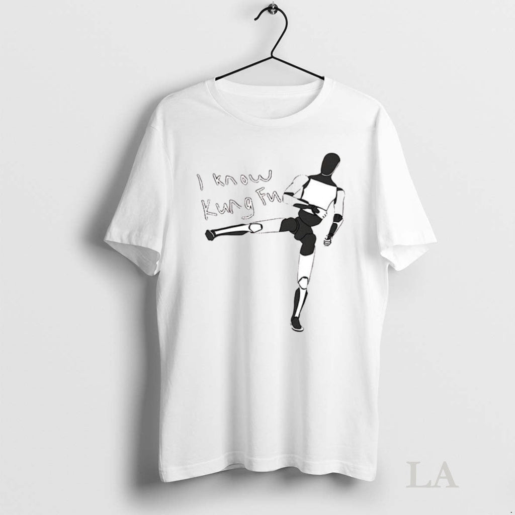Original Robot I Know Kung Fu Ceramic And Classic Dad - Adult & Kids T-Shirts, Sweatshirts & Hoodies apparel design preview 1