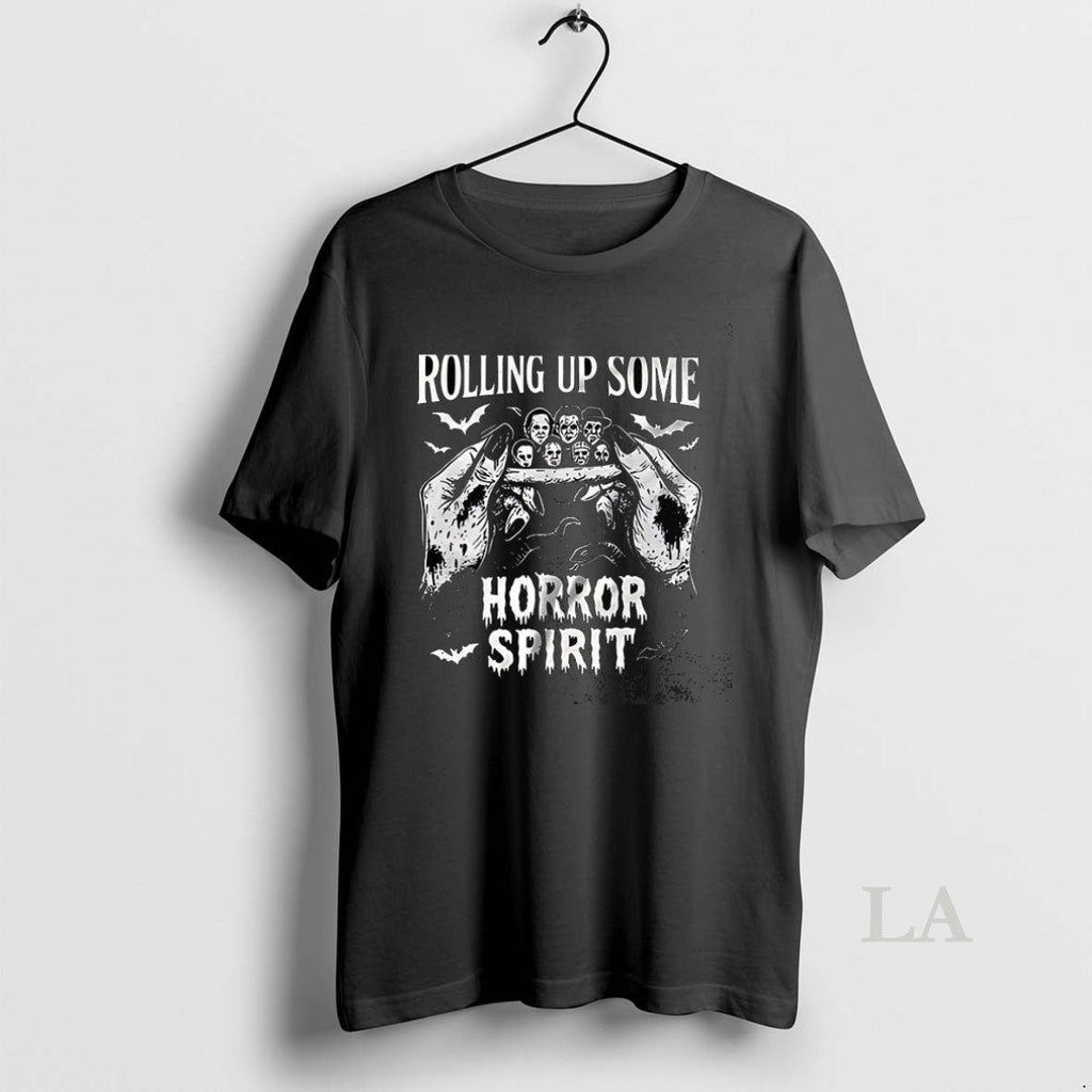 Original Rolling Up Some Horror Spirit Halloween - Adult & Kids T-Shirts, Sweatshirts & Hoodies apparel design preview 1