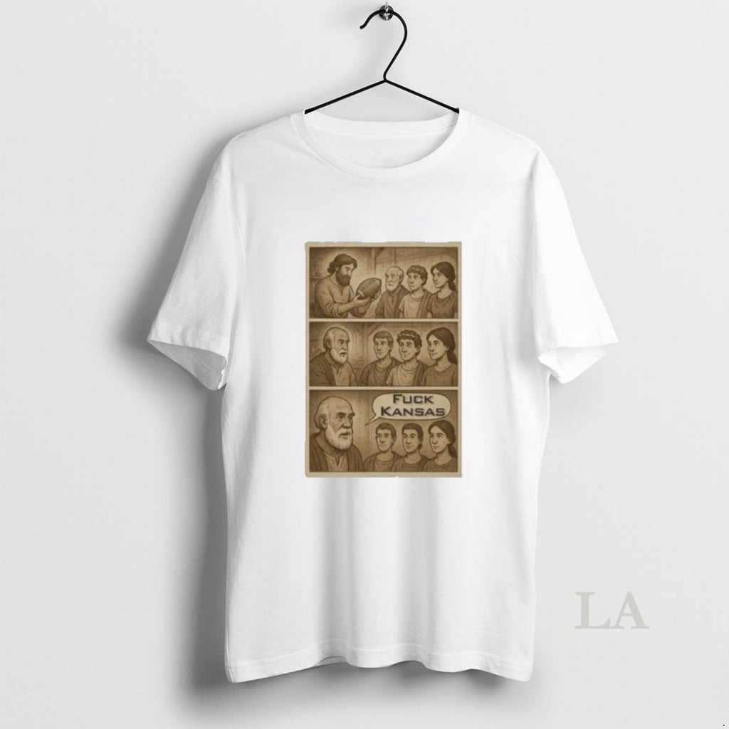 Original Roman Empire Era Fuck Kansas Jayhawks - Adult & Kids T-Shirts, Sweatshirts & Hoodies apparel design preview 1