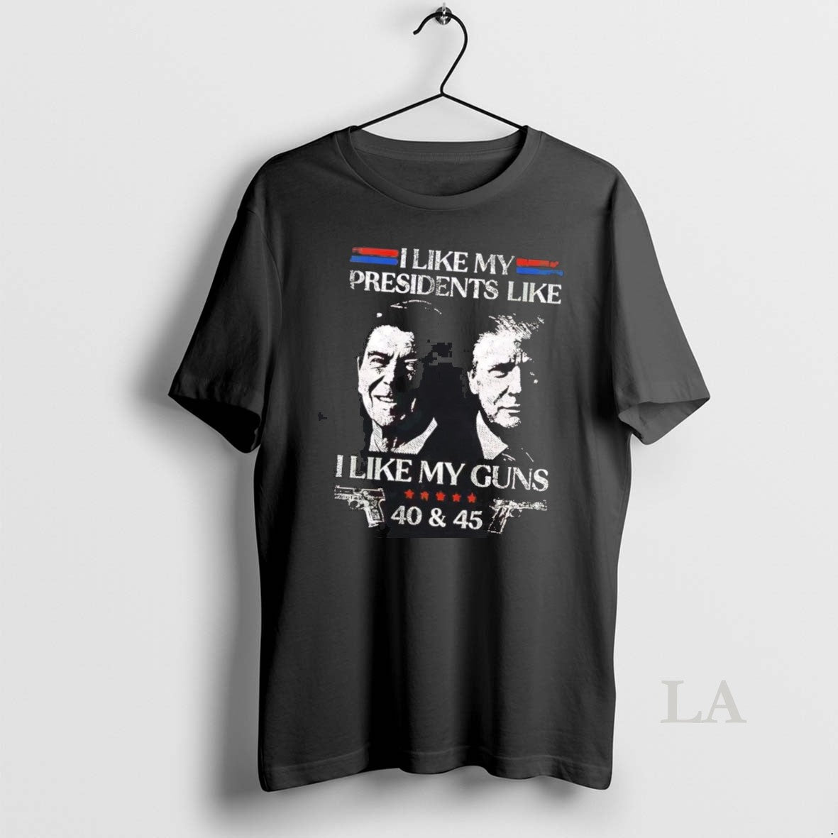 Original Ronald Reagan And Trump I Like My Presidents - Adult & Kids T-Shirts, Sweatshirts & Hoodies apparel design preview 1