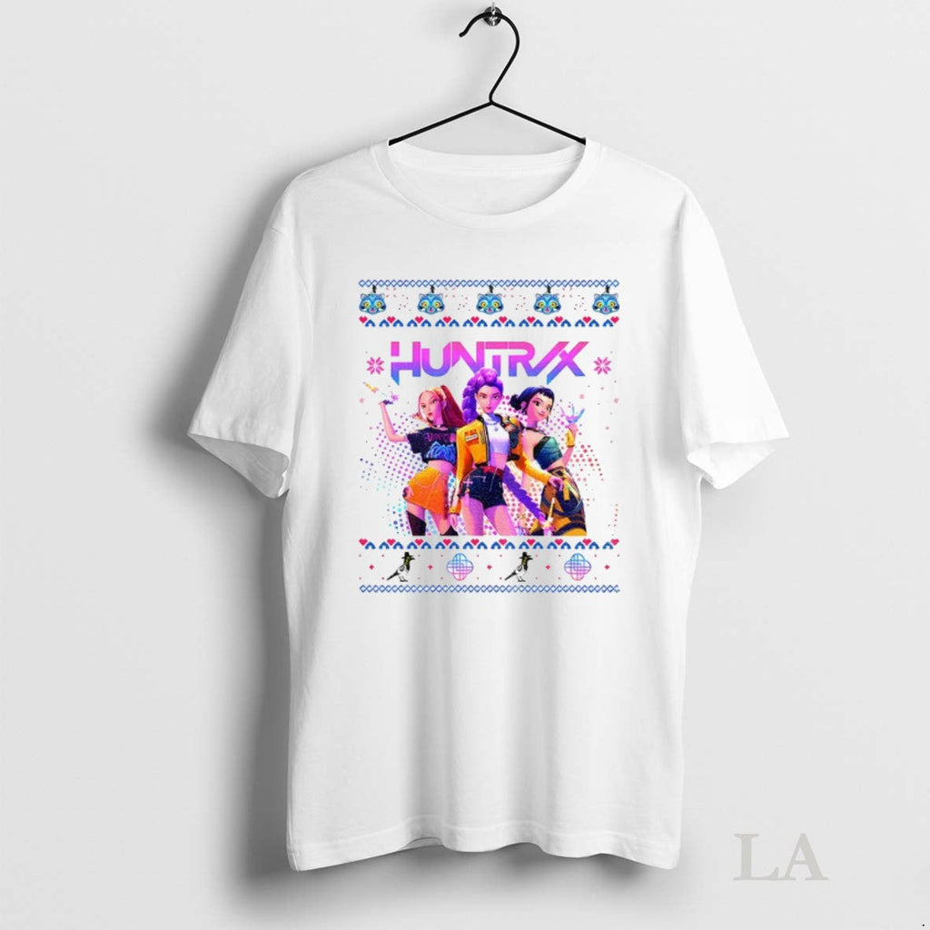 Original Rumi Mira Zoey Huntrix Girls Band Ugly Derpy - Adult & Kids T-Shirts, Sweatshirts & Hoodies apparel design preview 1
