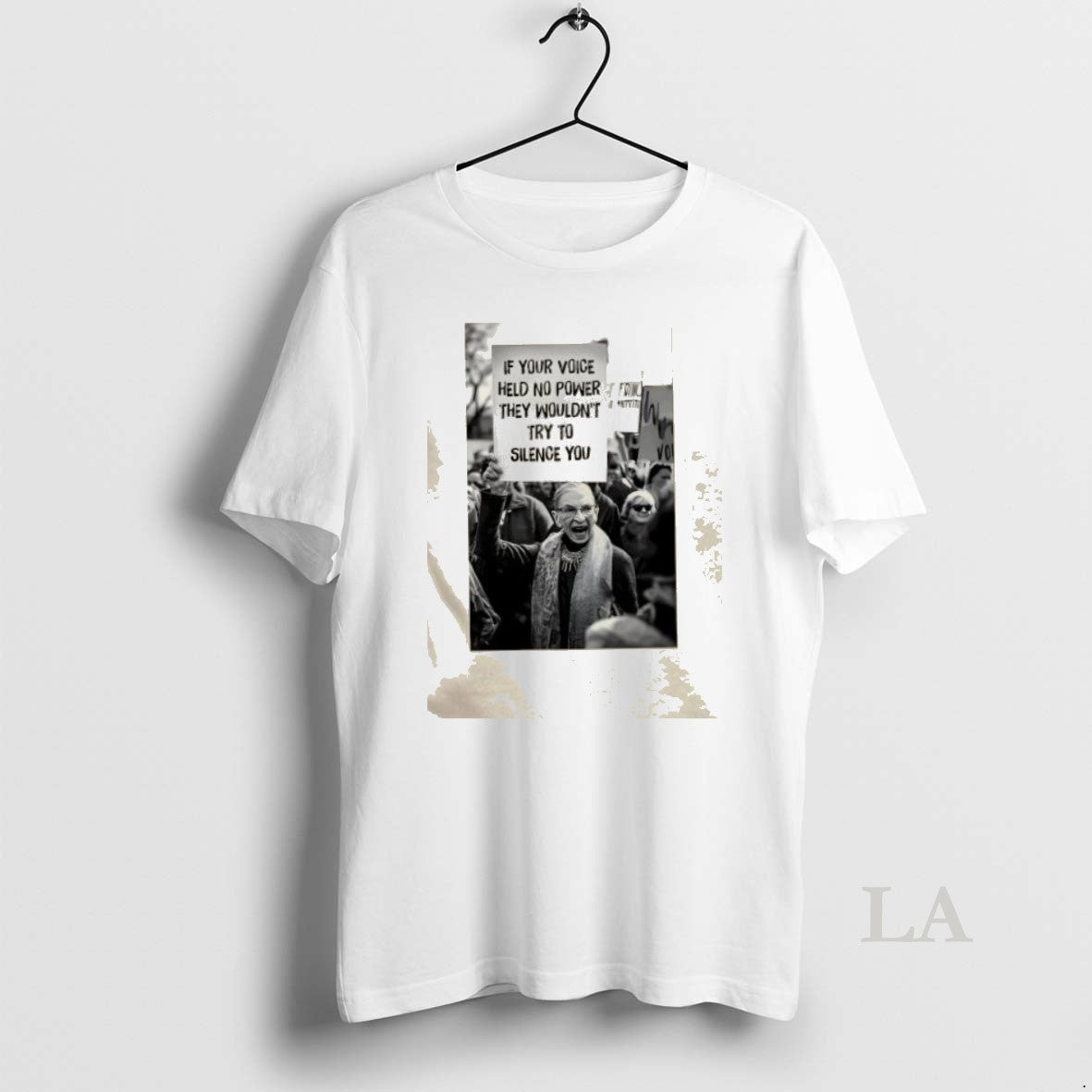 Original Ruth Bader Ginsburg If Your Voice Held No - Adult & Kids T-Shirts, Sweatshirts & Hoodies apparel design preview 1