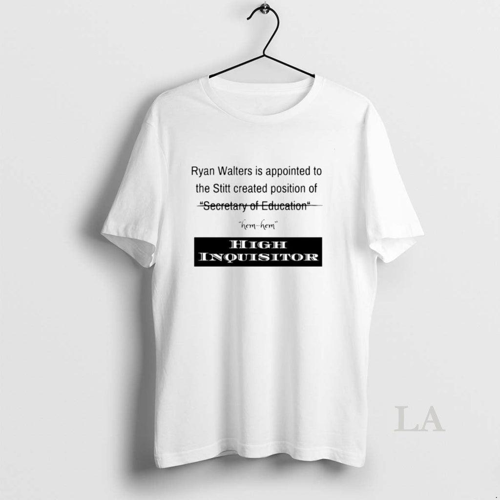 Original Ryan Walters Is Appointed To The Stitt - Adult & Kids T-Shirts, Sweatshirts & Hoodies apparel design preview 1