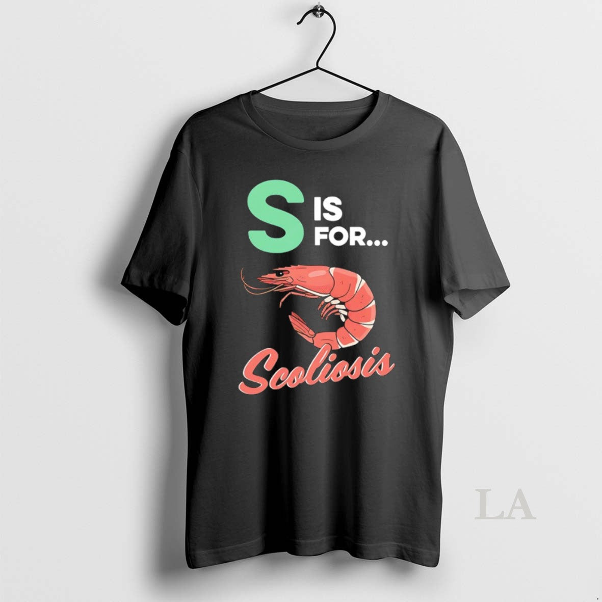 Original S Is For Scoliosis - Adult & Kids T-Shirts, Sweatshirts & Hoodies apparel design preview 1