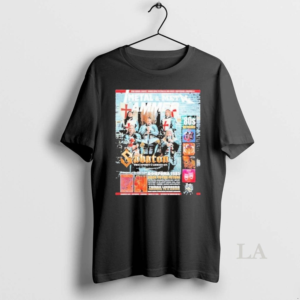 Original Sabaton On The Cover Of Metal Hammer Greece - Adult & Kids T-Shirts, Sweatshirts & Hoodies apparel design preview 1
