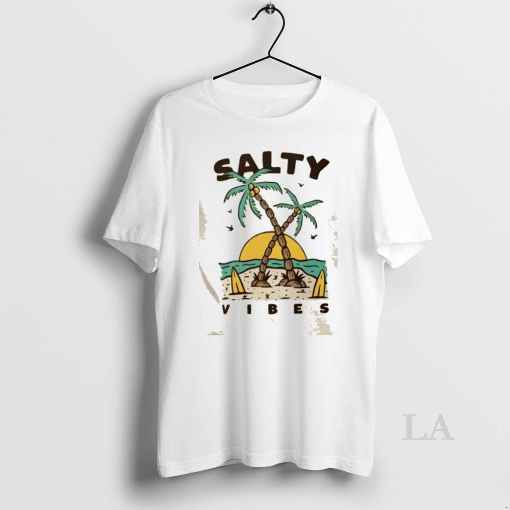 Original Salty Vibes Retro Beach Surf - Adult & Kids T-Shirts, Sweatshirts & Hoodies apparel design preview 1