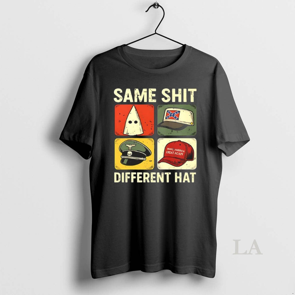 Original Same Shit Different Hat Anti Trump - Adult & Kids T-Shirts, Sweatshirts & Hoodies apparel design preview 1