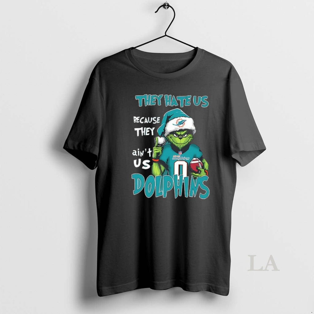 Original Santa Grinch They Hate Us Because Aint Miami - Adult & Kids T-Shirts, Sweatshirts & Hoodies apparel design preview 1