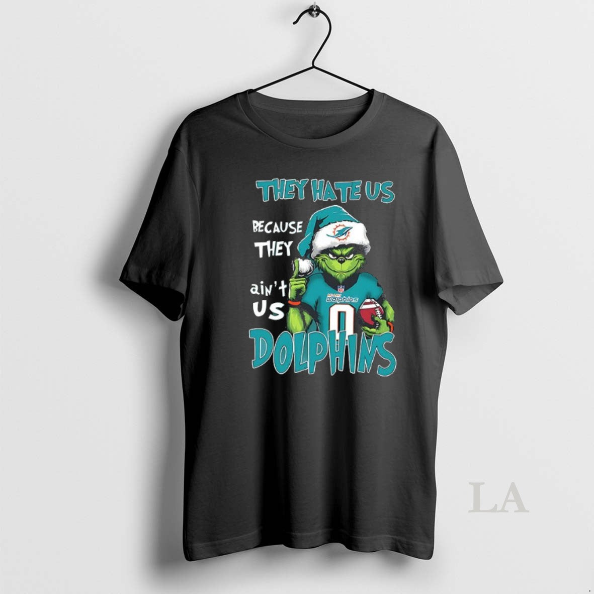 Original Santa Grinch They Hate Us Because Aint Miami - Adult & Kids T-Shirts, Sweatshirts & Hoodies apparel design preview 1