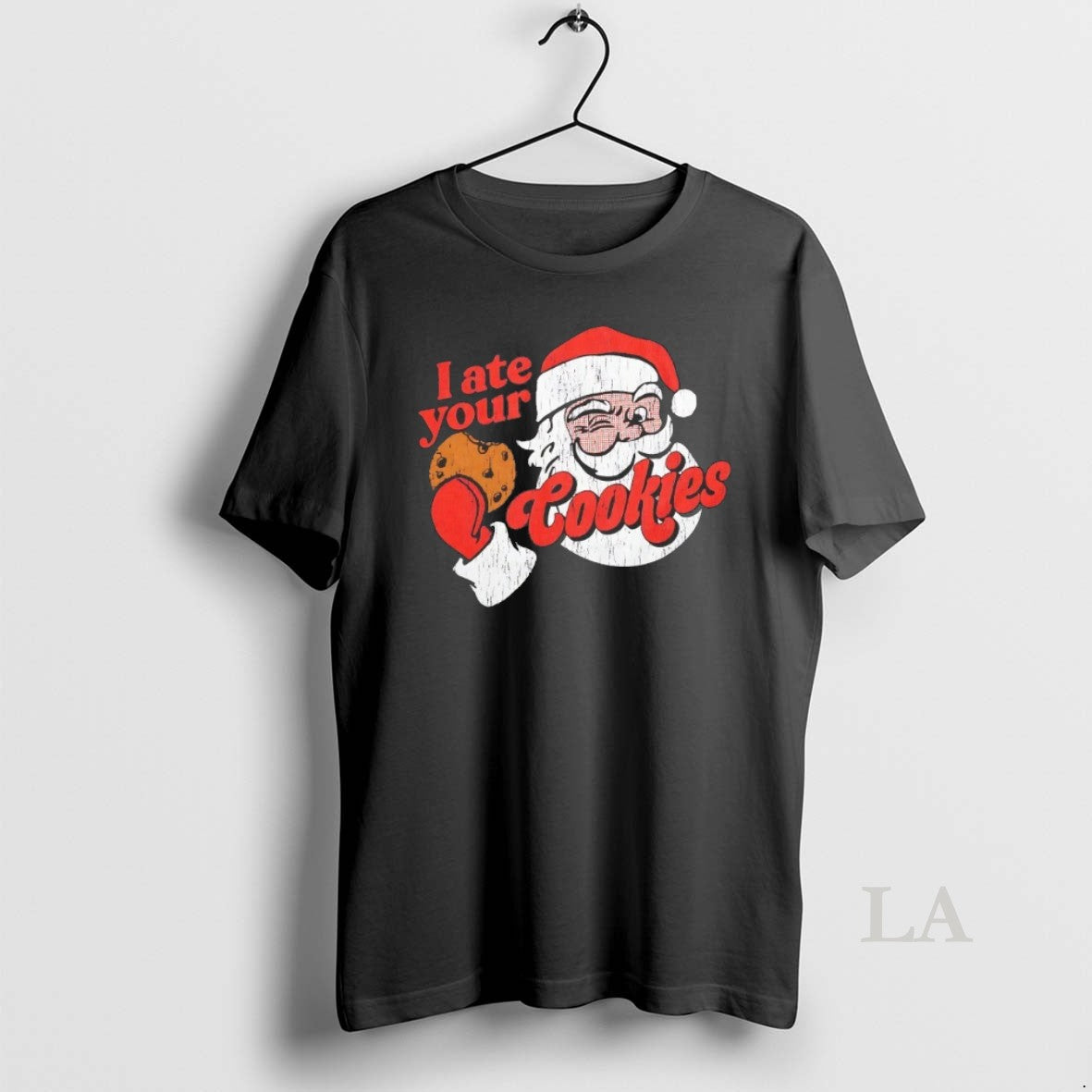 Original Santa Claus I Ate Your Cookies Christmas - Adult & Kids T-Shirts, Sweatshirts & Hoodies apparel design preview 1