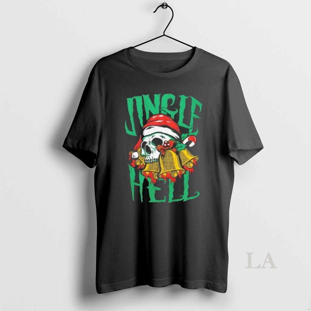 Original Santa Skull Jingle Hell Christmas - Adult & Kids T-Shirts, Sweatshirts & Hoodies apparel design preview 1