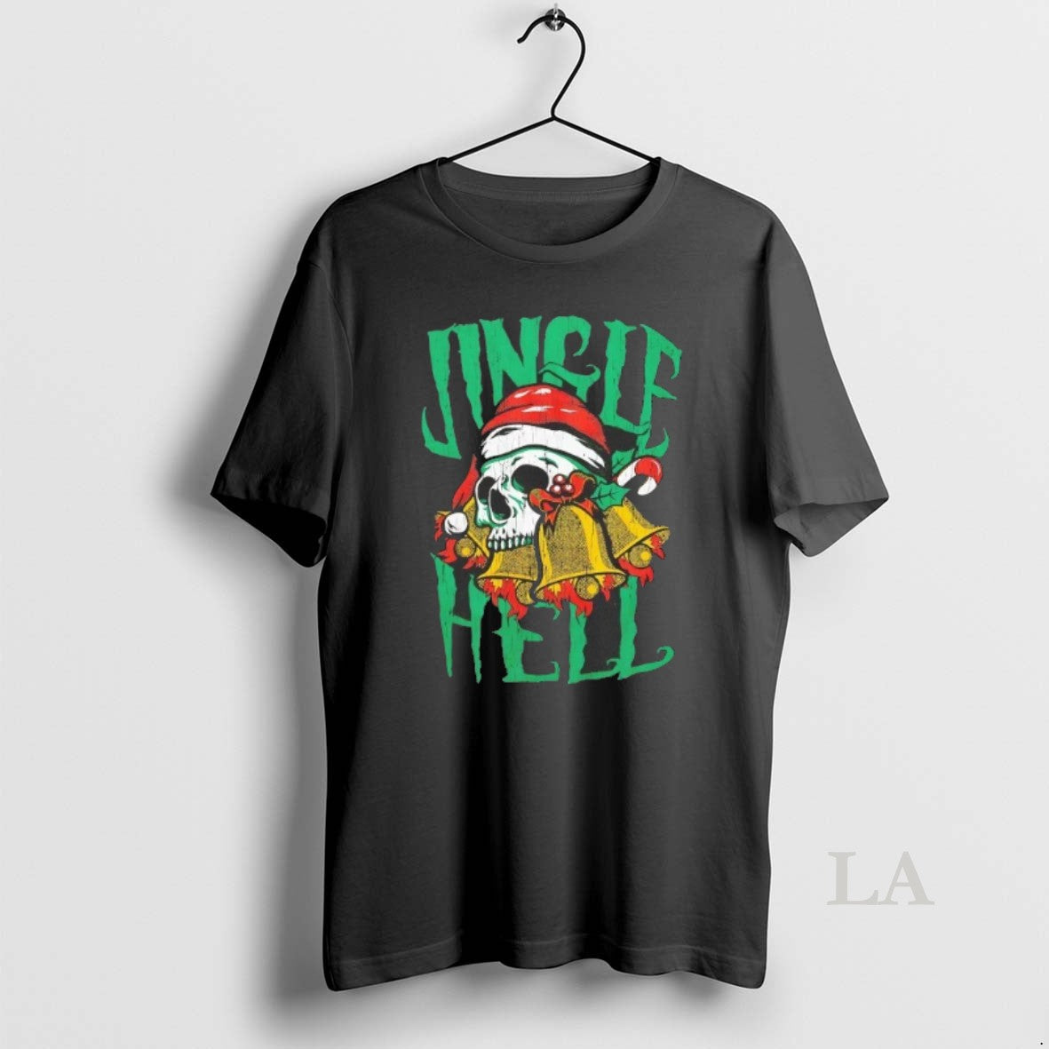 Original Santa Skull Jingle Hell Christmas - Adult & Kids T-Shirts, Sweatshirts & Hoodies apparel design preview 1