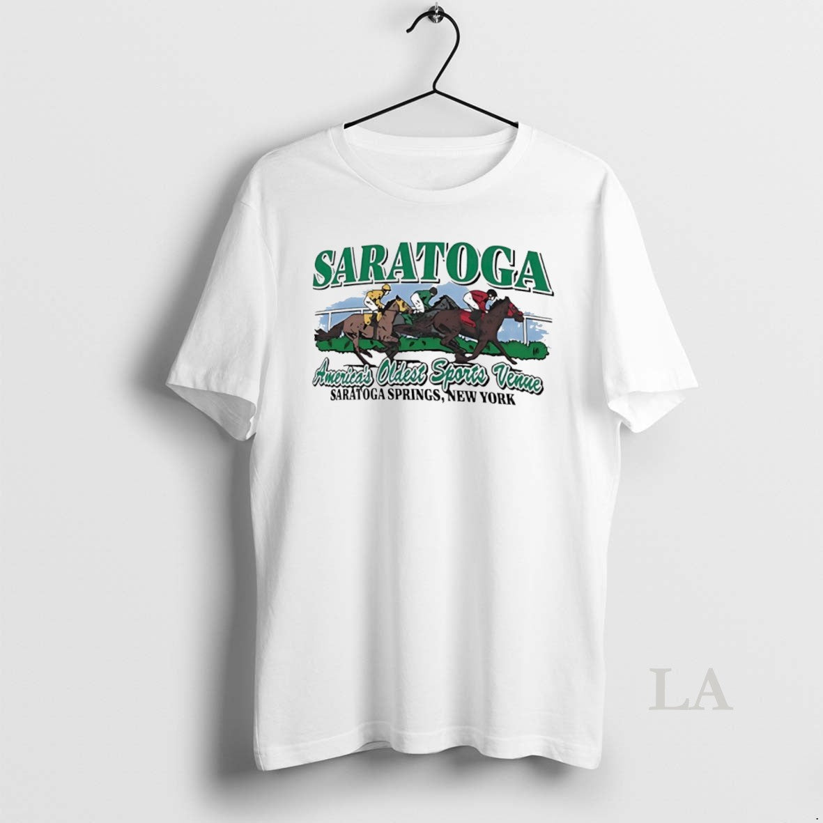Original Saratoga Springs Americas Oldest Sports - Adult & Kids T-Shirts, Sweatshirts & Hoodies apparel design preview 1