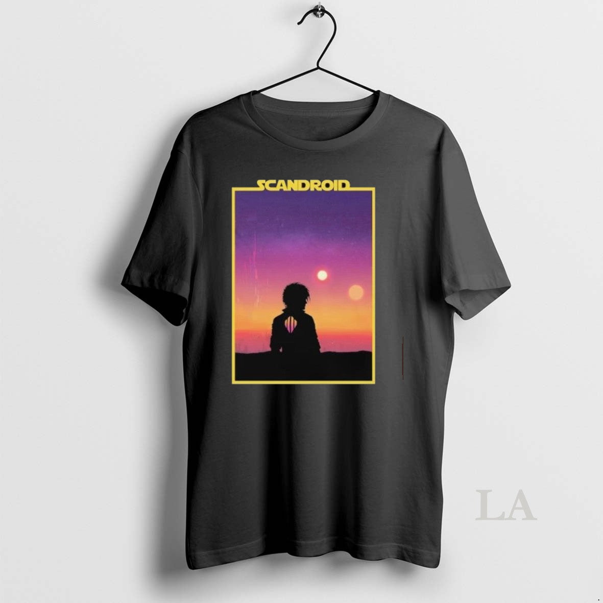 Original Scandroid Binary Sunset - Adult & Kids T-Shirts, Sweatshirts & Hoodies apparel design preview 1