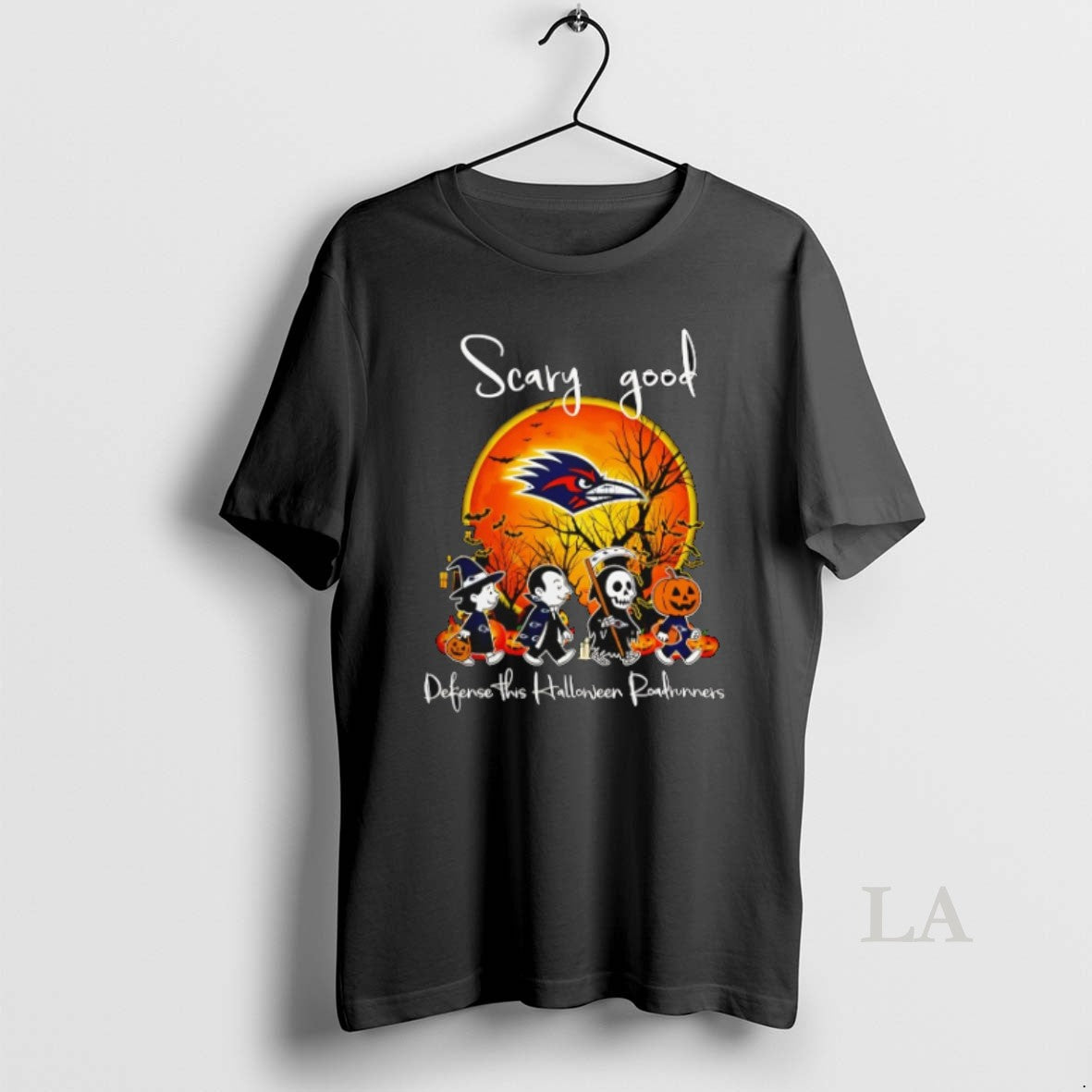 Original Scary Good Defense This Halloween Utsa - Adult & Kids T-Shirts, Sweatshirts & Hoodies apparel design preview 1