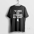 Original Scott Wedgewood 4 Lines 6 D 2 Tendies All - Adult & Kids T-Shirts, Sweatshirts & Hoodies apparel design preview 1