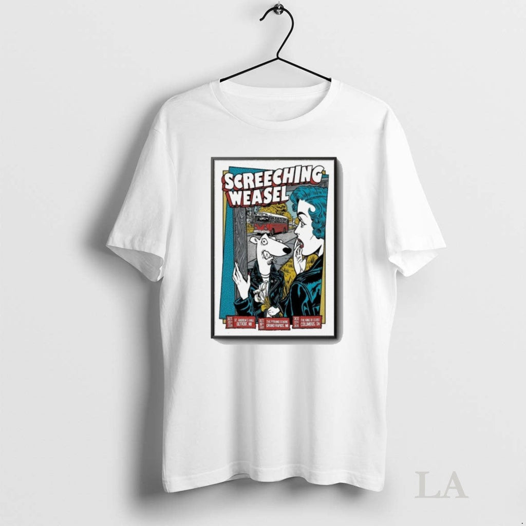 Original Screeching Weasel The King Of Clubs Columbus - Adult & Kids T-Shirts, Sweatshirts & Hoodies apparel design preview 1