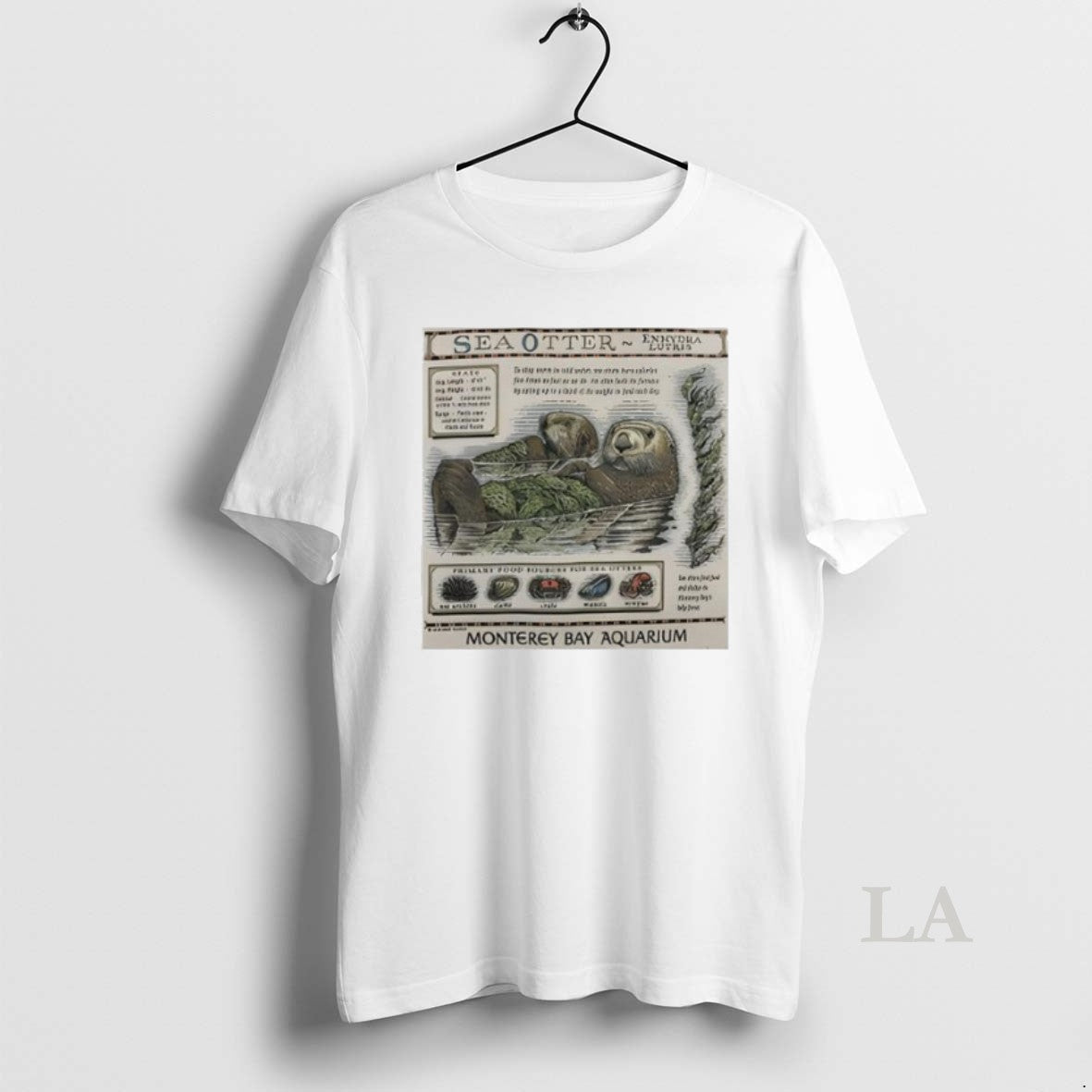 Original Sea Otter Monterey Bay Aquarium - Adult & Kids T-Shirts, Sweatshirts & Hoodies apparel design preview 1