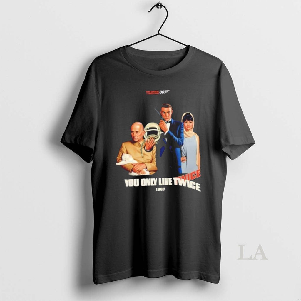 Original Sean Connery As James Bond 007 You Only Live - Adult & Kids T-Shirts, Sweatshirts & Hoodies apparel design preview 1