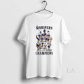 Original Seattle Mariners 2025 Al West Division - Adult & Kids T-Shirts, Sweatshirts & Hoodies apparel design preview 1