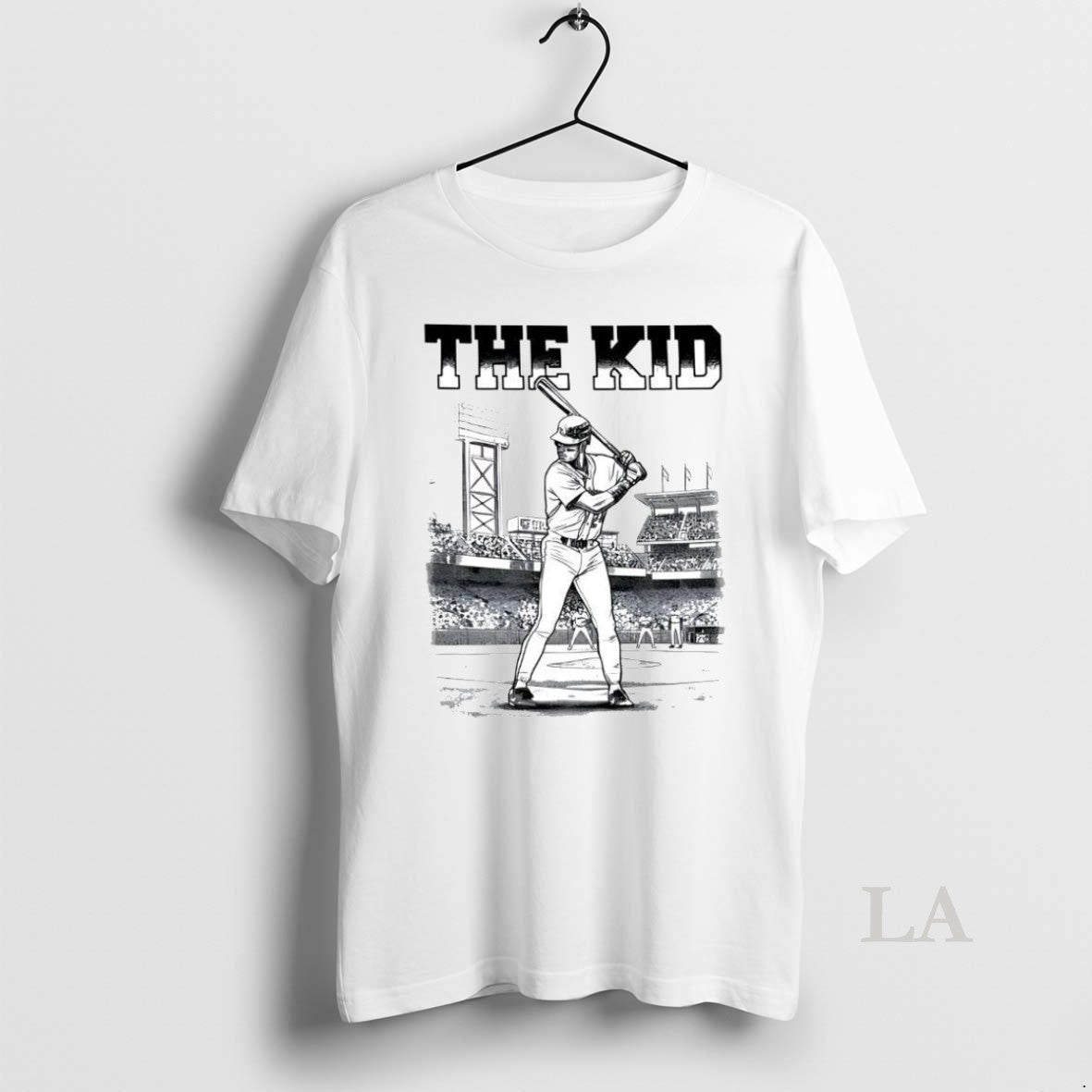 Original Seattle Mariners Ken Griffey Jr Black White - Adult & Kids T-Shirts, Sweatshirts & Hoodies apparel design preview 1
