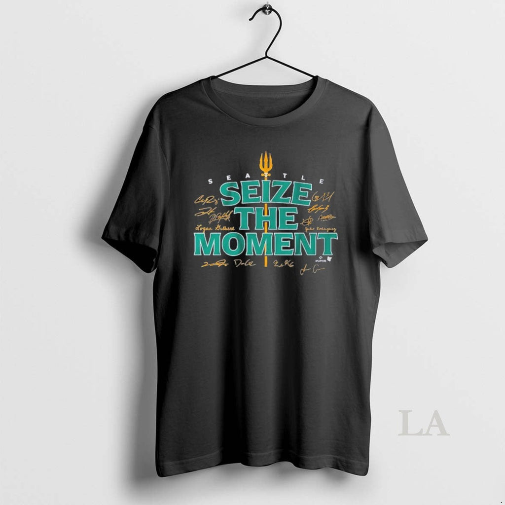 Original Seattle Mariners Seize The Moment Alcs - Adult & Kids T-Shirts, Sweatshirts & Hoodies apparel design preview 1