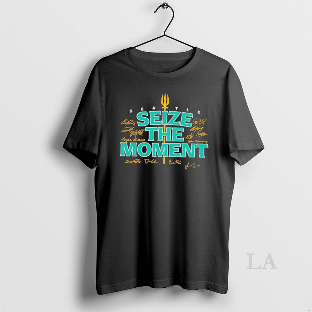 Original Seattle Mariners Seize The Moment - Adult & Kids T-Shirts, Sweatshirts & Hoodies apparel design preview 1