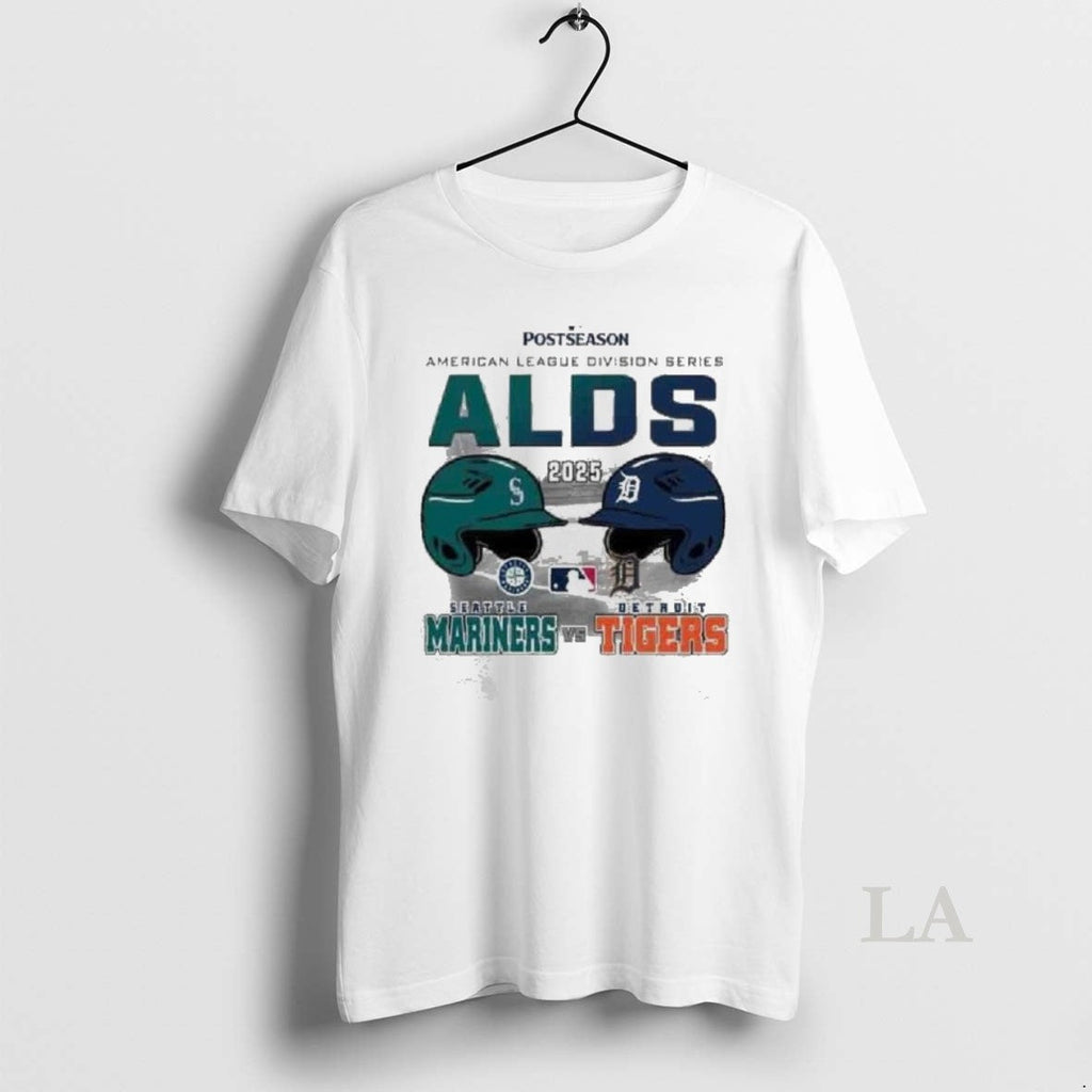 Original Seattle Mariners Vs Detroit Tigers 2025 Alds - Adult & Kids T-Shirts, Sweatshirts & Hoodies apparel design preview 1