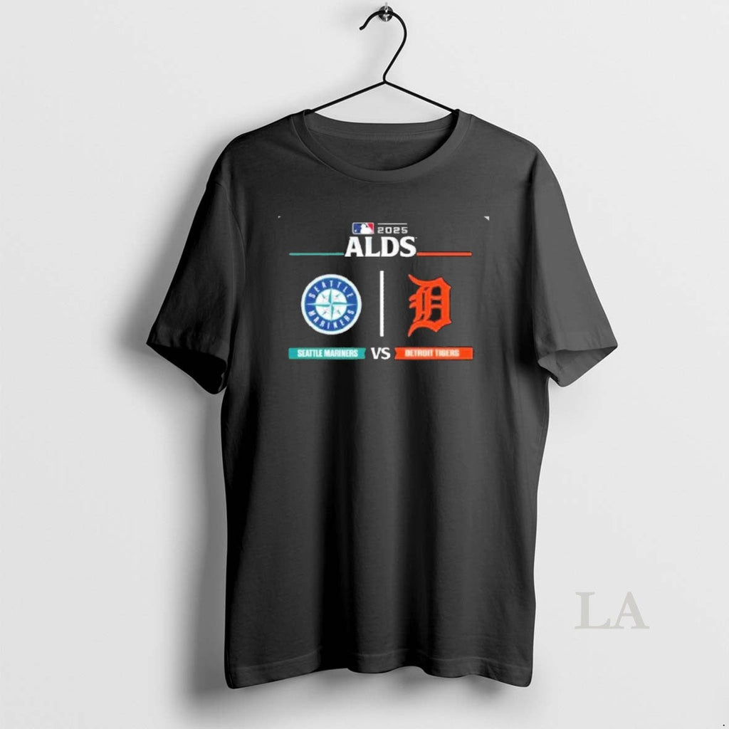 Original Seattle Mariners Vs Detroit Tigers 2025 Mlb - Adult & Kids T-Shirts, Sweatshirts & Hoodies apparel design preview 1