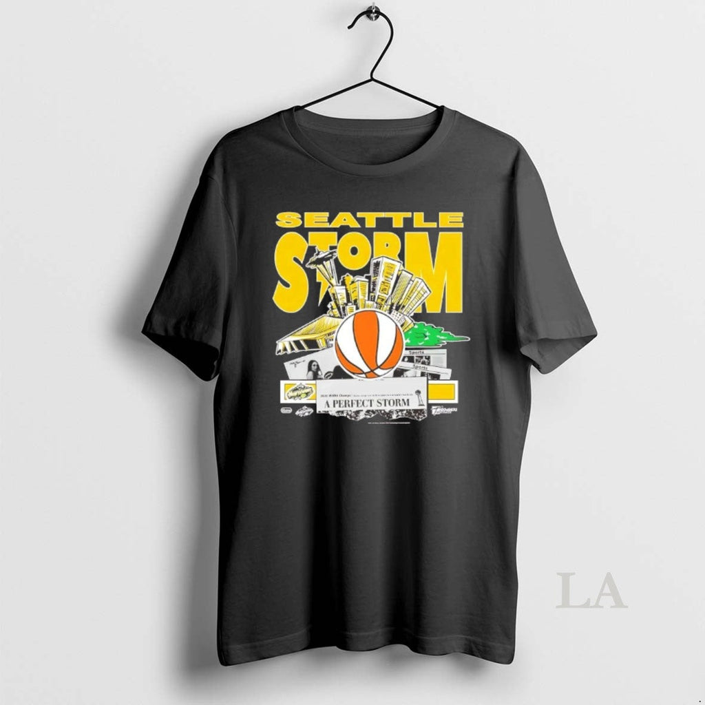 Original Seattle Storm The Perfect Skyline - Adult & Kids T-Shirts, Sweatshirts & Hoodies apparel design preview 1