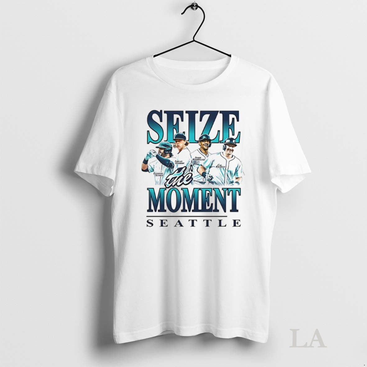 Original Seize The Moment Seattle Mariners - Adult & Kids T-Shirts, Sweatshirts & Hoodies apparel design preview 1