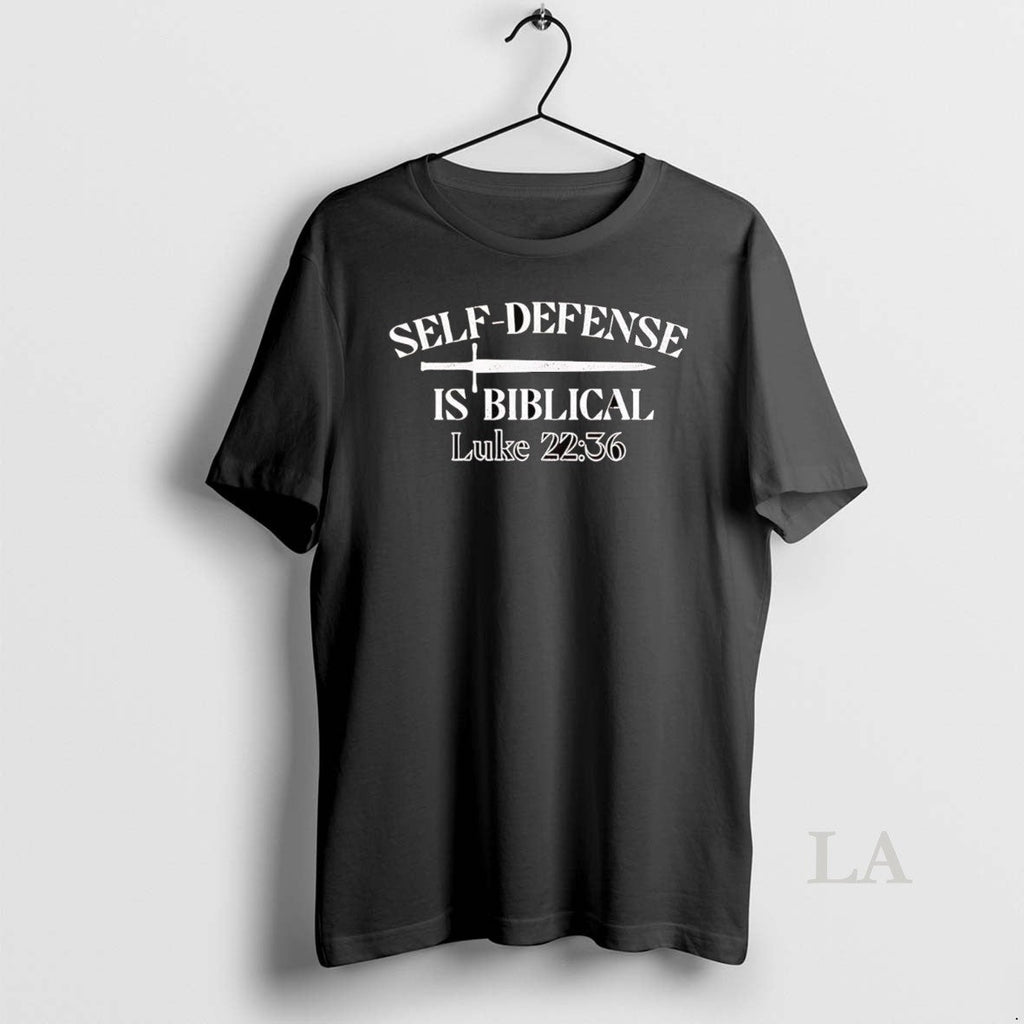 Original Self Defense Is Biblical Luke 22 36 - Adult & Kids T-Shirts, Sweatshirts & Hoodies apparel design preview 1