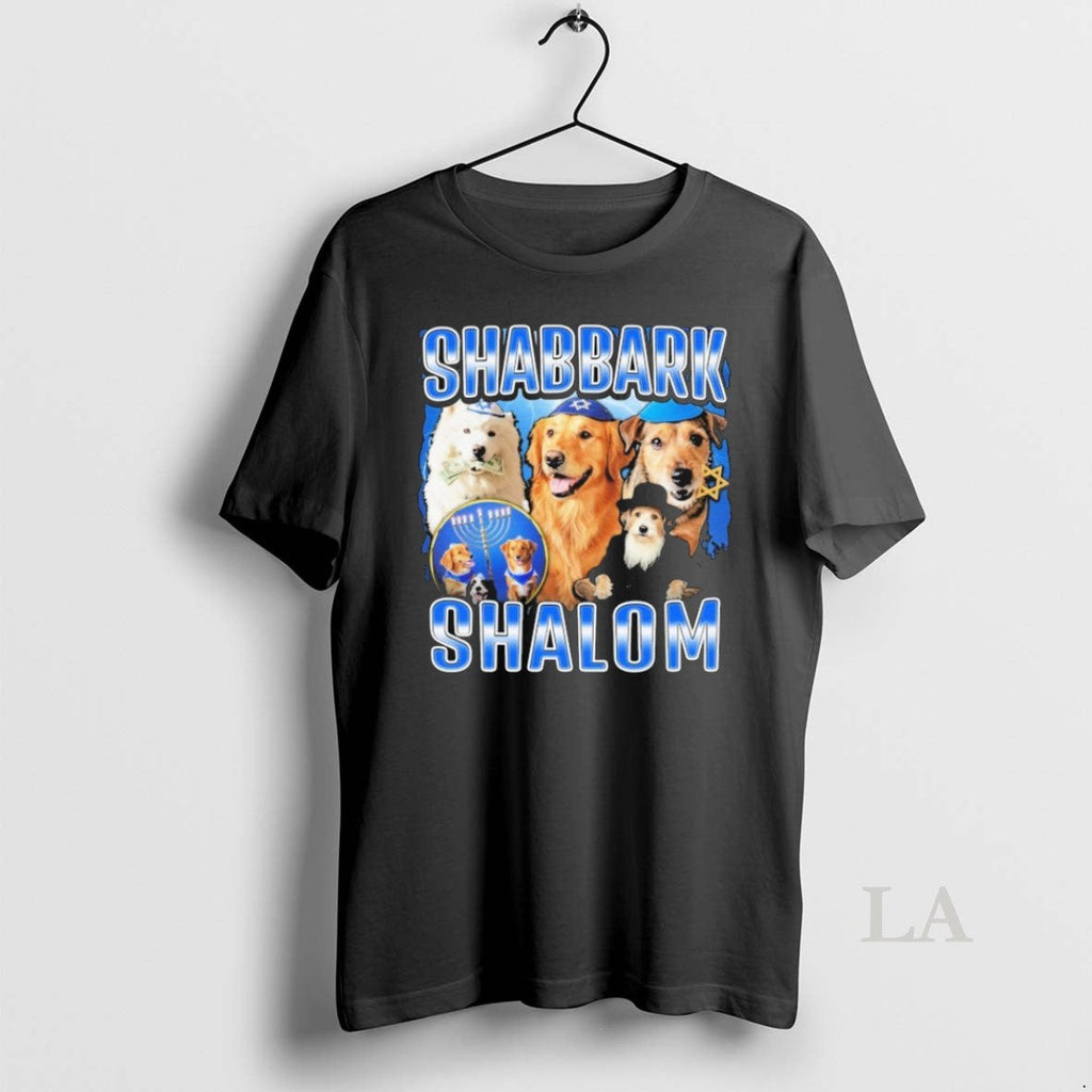 Original Shabbark Shalom Star Of David Israel Dog - Adult & Kids T-Shirts, Sweatshirts & Hoodies apparel design preview 1