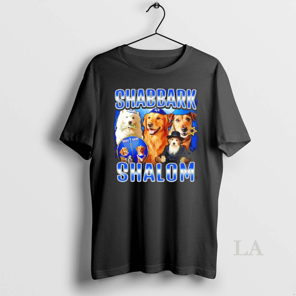 Original Shabbark Shalom Dog Jews - Adult & Kids T-Shirts, Sweatshirts & Hoodies apparel design preview 1