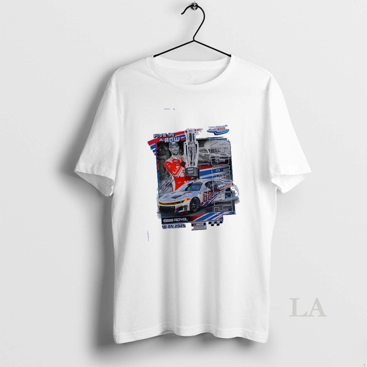 Original Shane Van Gisbergen Five In A Row 2025 Bank - Adult & Kids T-Shirts, Sweatshirts & Hoodies apparel design preview 1