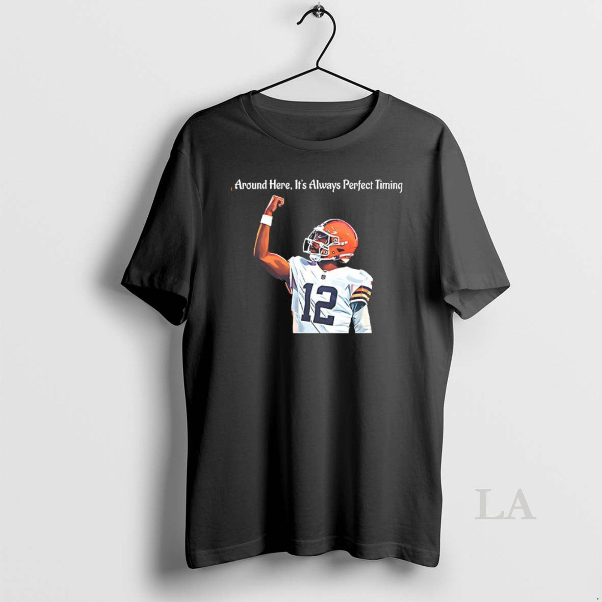 Original Shedeur Sanders Around Here Its Always - Adult & Kids T-Shirts, Sweatshirts & Hoodies apparel design preview 1