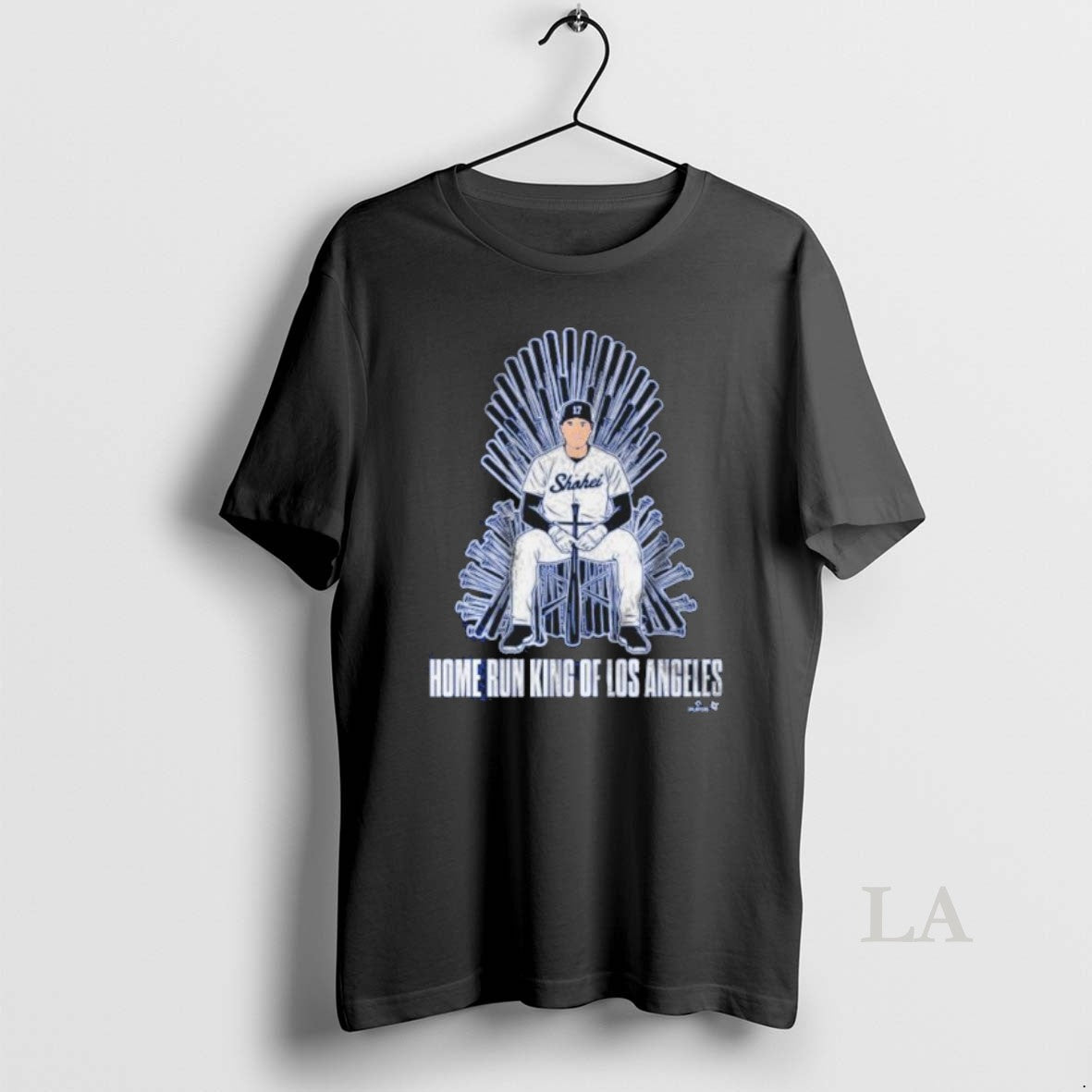 Original Shohei Ohtani Home Run King Of Los Angeles - Adult & Kids T-Shirts, Sweatshirts & Hoodies apparel design preview 1
