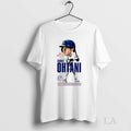 Original Shohei Ohtani Los Angeles Dodgers Caricature - Adult & Kids T-Shirts, Sweatshirts & Hoodies apparel design preview 1