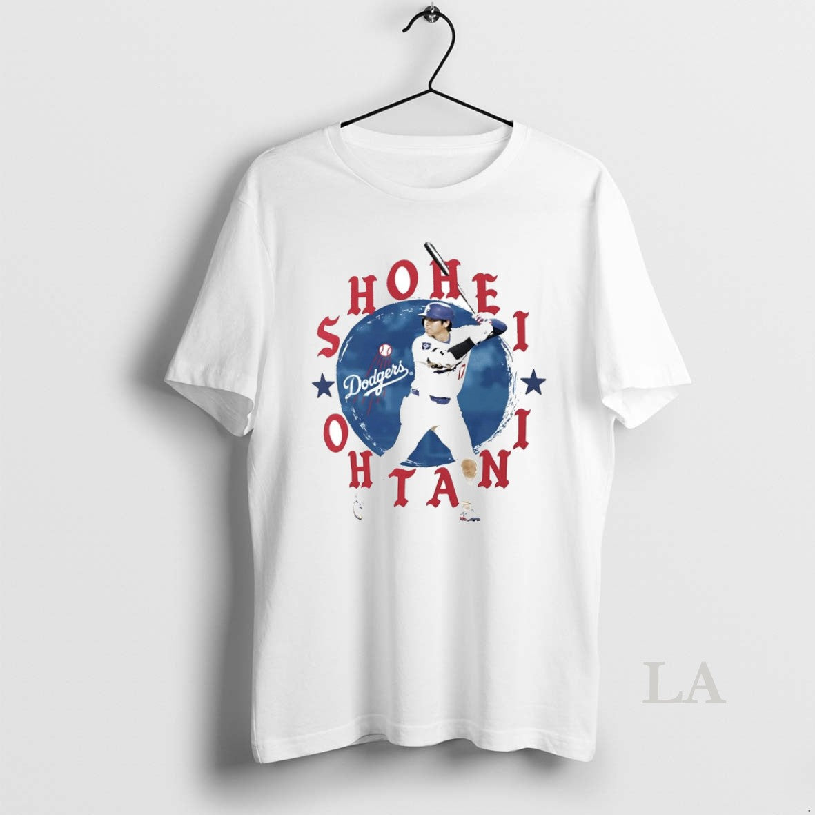 Original Shohei Ohtani Batting Los Angeles Dodgers - Adult & Kids T-Shirts, Sweatshirts & Hoodies apparel design preview 1