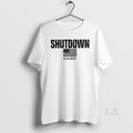 Original Shutdown 2025 American Flag - Adult & Kids T-Shirts, Sweatshirts & Hoodies apparel design preview 1