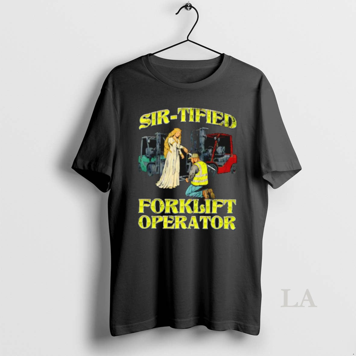 Original Sir Tified Forklift Operator - Adult & Kids T-Shirts, Sweatshirts & Hoodies apparel design preview 1