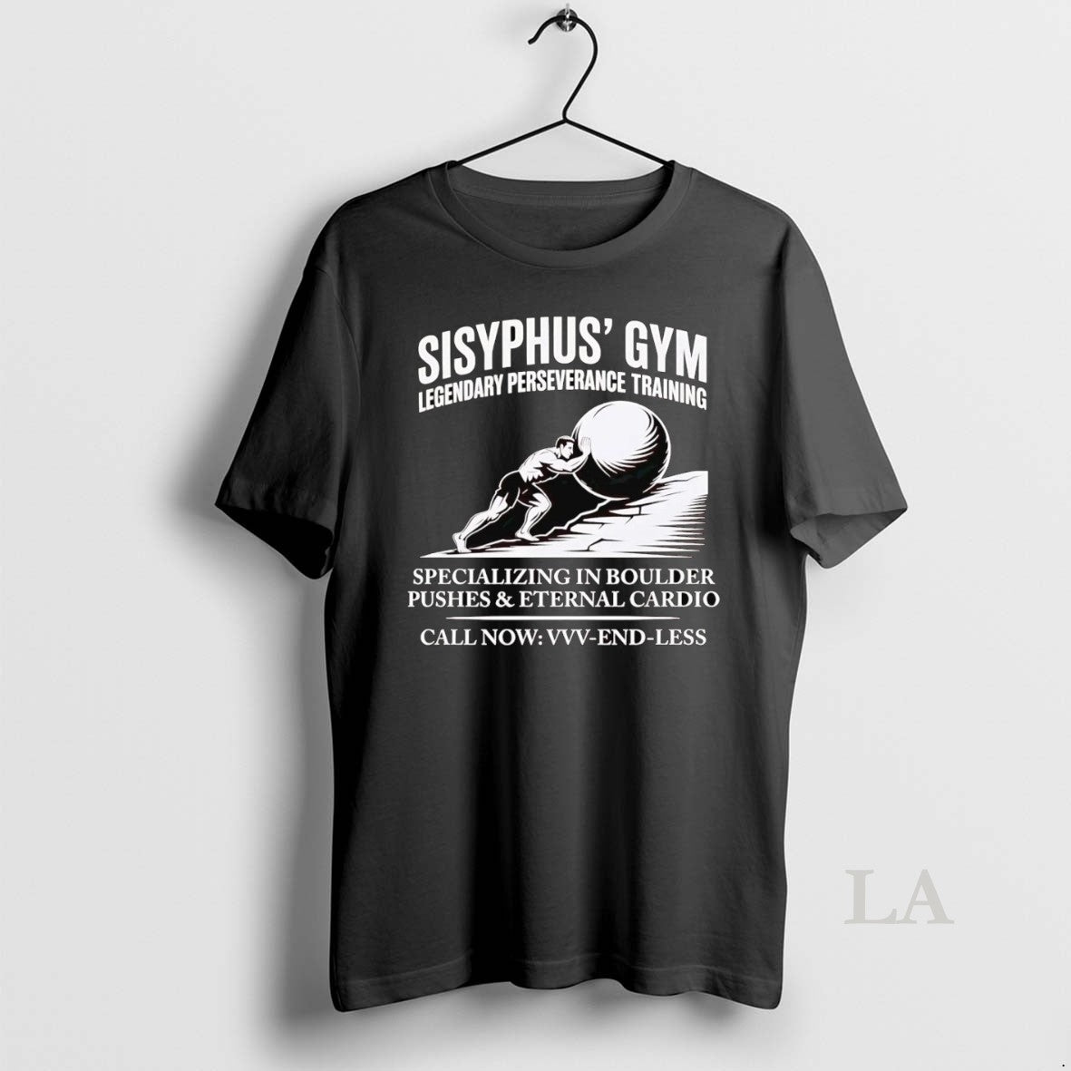 Original Sisyphus Gym Legendary Perseverance Training - Adult & Kids T-Shirts, Sweatshirts & Hoodies apparel design preview 1