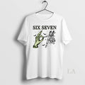 Original Six Seven 6 7 Skeleton Hands Halloween White - Adult & Kids T-Shirts, Sweatshirts & Hoodies apparel design preview 1