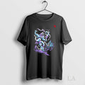 Original Skateboarding Skeletor Dead Drop Pixel Art - Adult & Kids T-Shirts, Sweatshirts & Hoodies apparel design preview 1