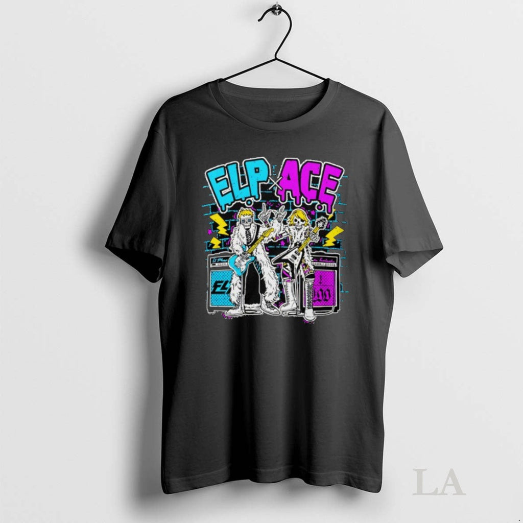 Original Skeleton Elp X Ace Wrestling - Adult & Kids T-Shirts, Sweatshirts & Hoodies apparel design preview 1