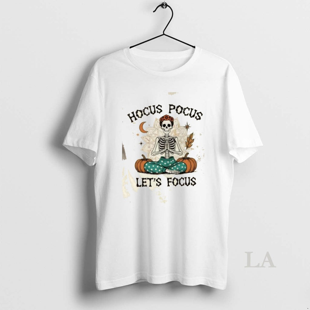 Original Skeleton Pumpkin Halloween Hocus Pocus Lets - Adult & Kids T-Shirts, Sweatshirts & Hoodies apparel design preview 1