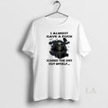 Original Skeleton I Almost Gave A Fuck Scared The - Adult & Kids T-Shirts, Sweatshirts & Hoodies apparel design preview 1