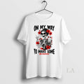 Original Skeleton On My Way To Make Some Bad - Adult & Kids T-Shirts, Sweatshirts & Hoodies apparel design preview 1