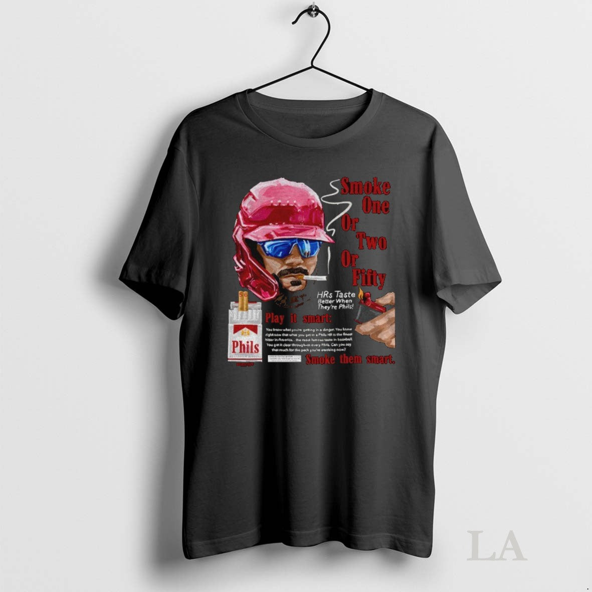 Original Smoke 50 Hrs Tastes Better When Theyre Phils - Adult & Kids T-Shirts, Sweatshirts & Hoodies apparel design preview 1